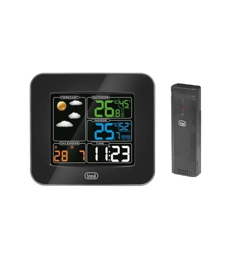 Stazione meteo trevi "me3165 rc" con display a colori